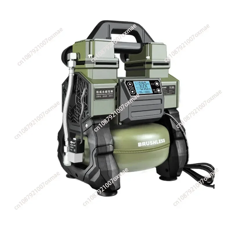 220v brushless frequency conversion air compressor Oil-free silent air pump high pressure air compressor