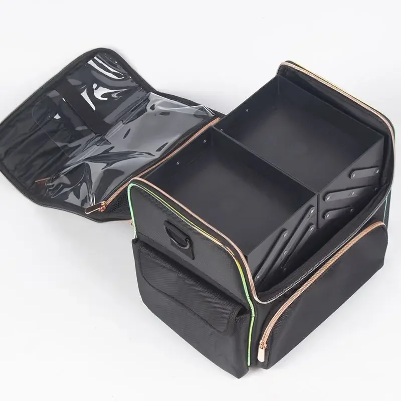 2024 New Brand Makeup Box Artist Professional Beauty Cosmetic Cases Make Up Bag Tattoo Nail Multilayer Toolbox Storage Organizer