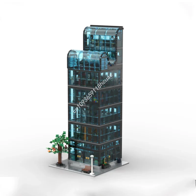 

3700pcs MOC Downtown Skyscraper Nan Building Blocks Festival Gift Design Thinking Toys Holiday Themed Limited Edition Engineer