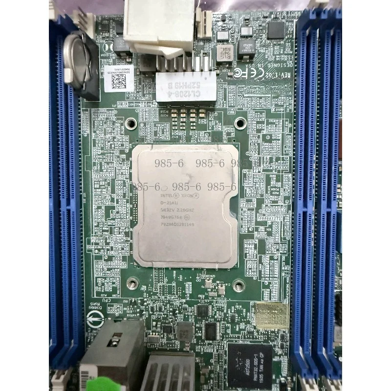 AI NAS Soft Routing Motherboard X11SDV-8C-TLN2F D-2141I Mini ITX 8 Core IPMI Dual 10 Gigabit Network Port
