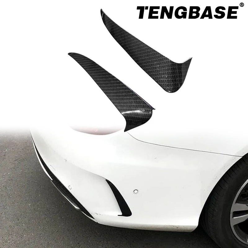 Rear Bumper Surround Air Outlet Tail Knife Car Sticker Suitable For Mercedes-Benz C-Class W205  C43 C63 AMG 2014-2019