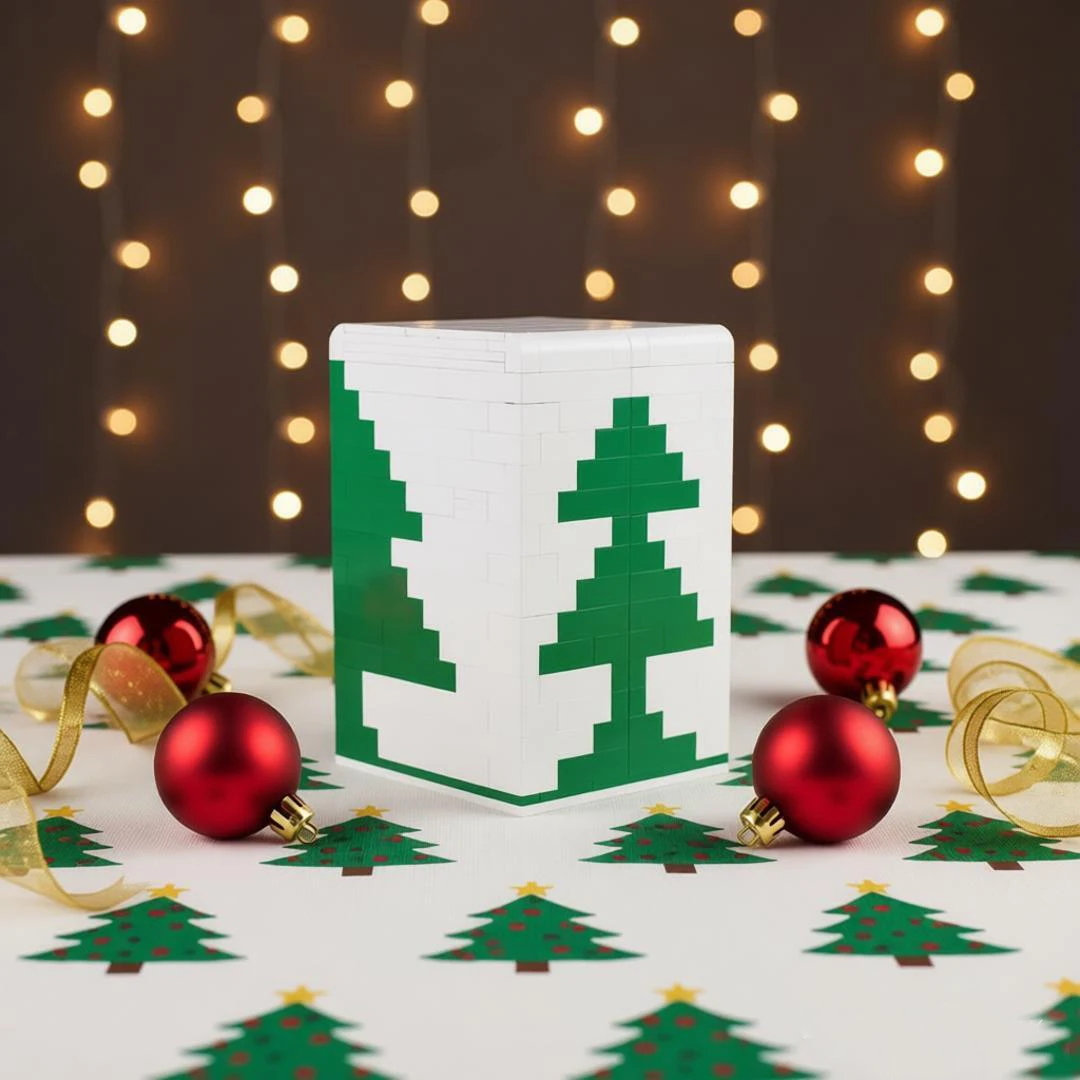 

Unique Santa's Gifts Box Building Blocks Cute Creative Christmas Tree Castle Bricks Model Assemble Toys Ornament Decoration