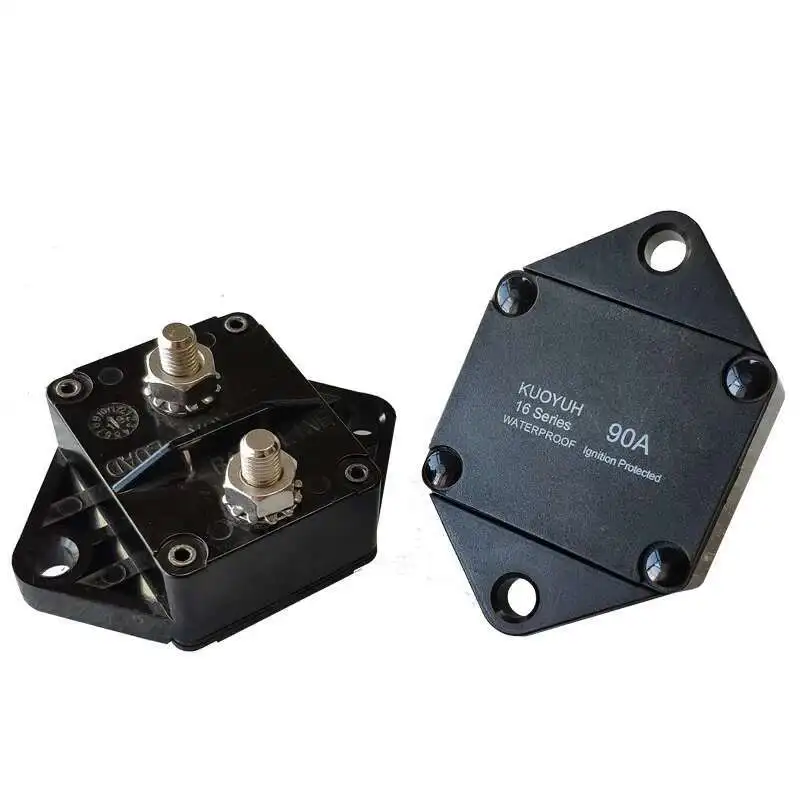 

12V- 48V DC 90A Dc Automatic Reset Circuit Breaker For Boat Trolg