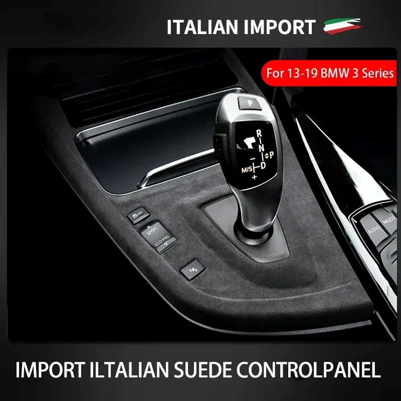 

Для BMW 3 4 серии F30 F31 F34 F32 F33 F36 2013-2019 автомобильная крышка переключения передач, панель, оболочка, накладка, внутренняя алькантара, аксессуары