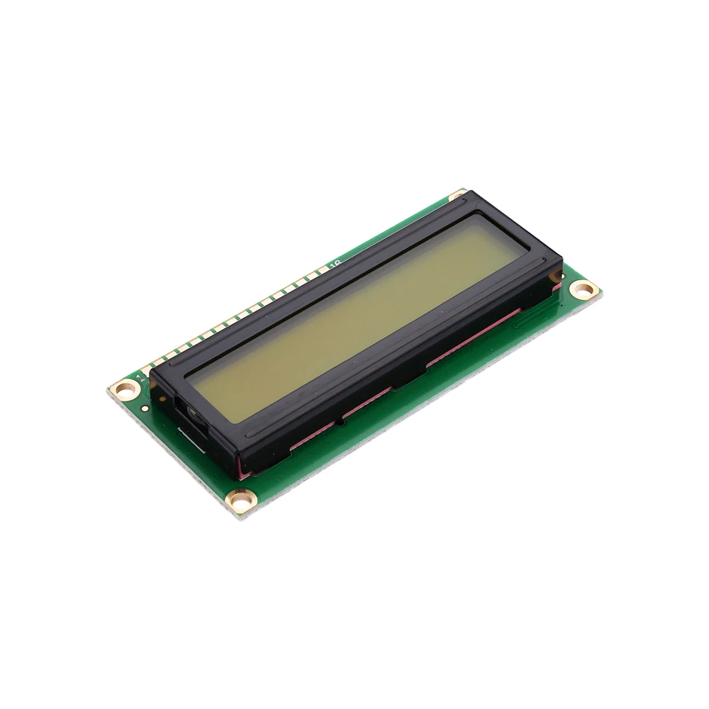 LCD1602 1602 LCD Monitor Screen Blacklight 16x2 Character LCD Display Module 3.3V HD44780 1602A for Raspberry Pi Yellow/Blue
