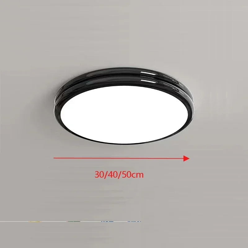 Imagem -06 - Luminária de Teto Creme Ultra Fina Quarto de Criança Sala de Estar Sala de Jantar Corredor Quarto Principal Moderno Simples Proteção para os Olhos