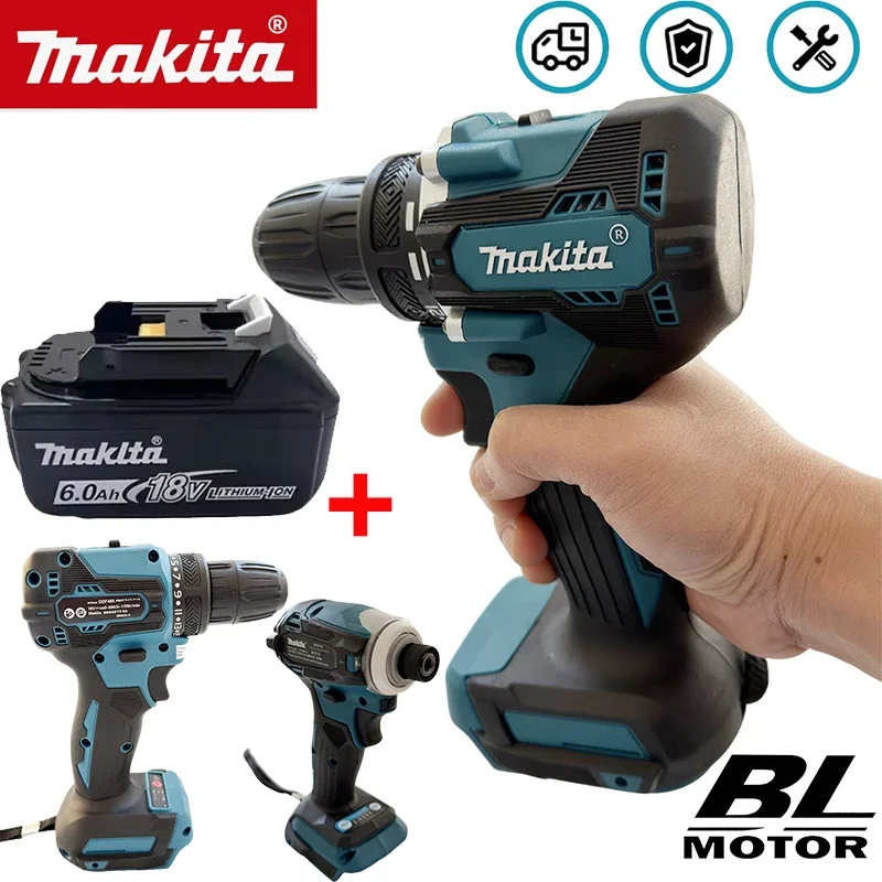 

Ударный шуруповерт Makita, перезаряжаемая отвертка, различные модели портативных беспроводных электроинструментов для 18-вольтовых литий-ионных аккумуляторов