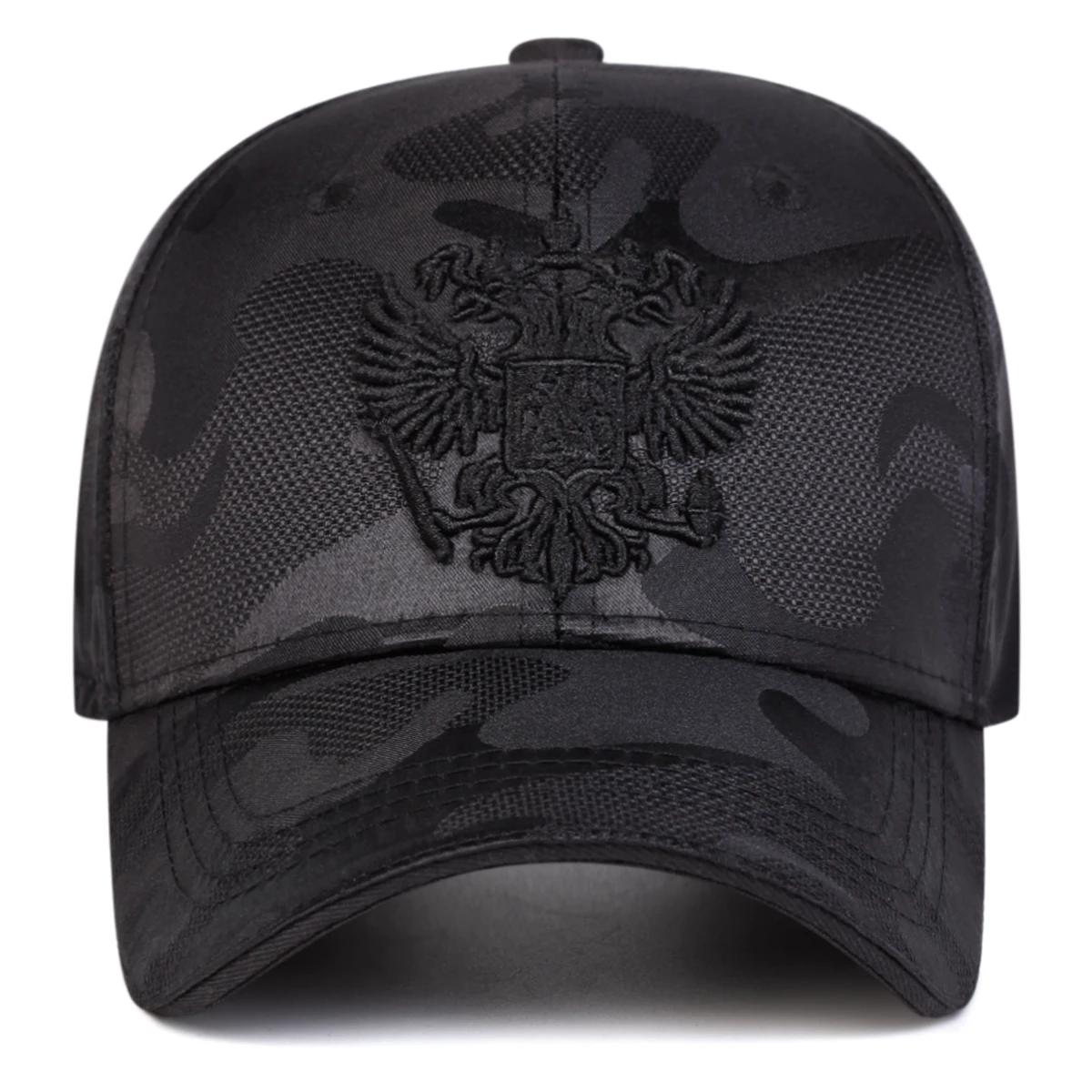 Unisex-Baseballmützen mit doppelköpfigem Adler-Stickerei, für Frühling und Herbst, für den Außenbereich, verstellbare Freizeithüte, Sonnenschutzhut, Sportkappe – Detail 10