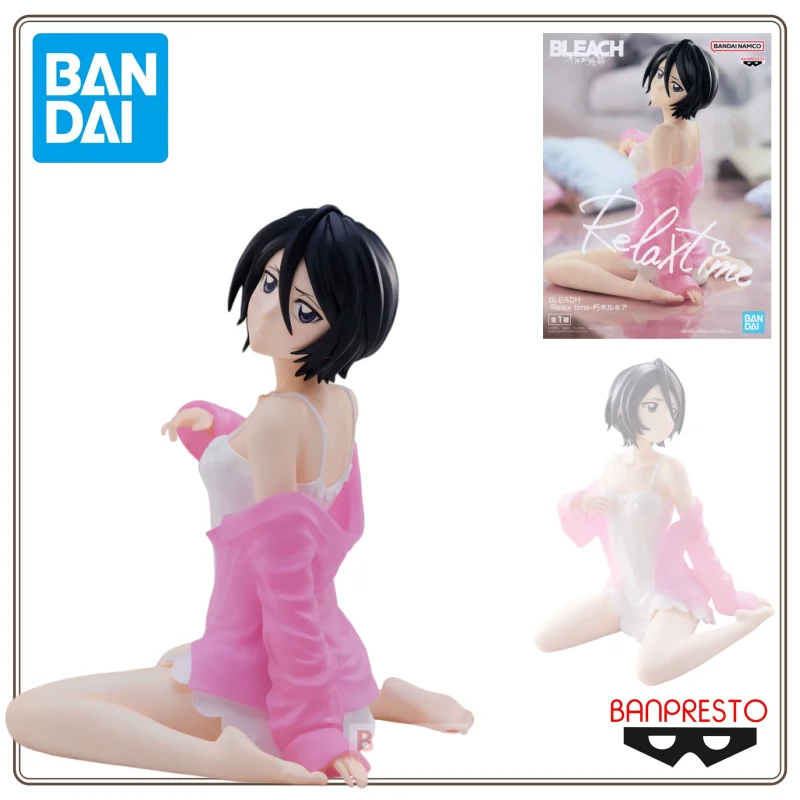 

В наличии оригинальная BANDAI BANPRESTO оригинальная BLEACH Relax Time Rukia Kuchiki аниме фигурка из ПВХ полная модель