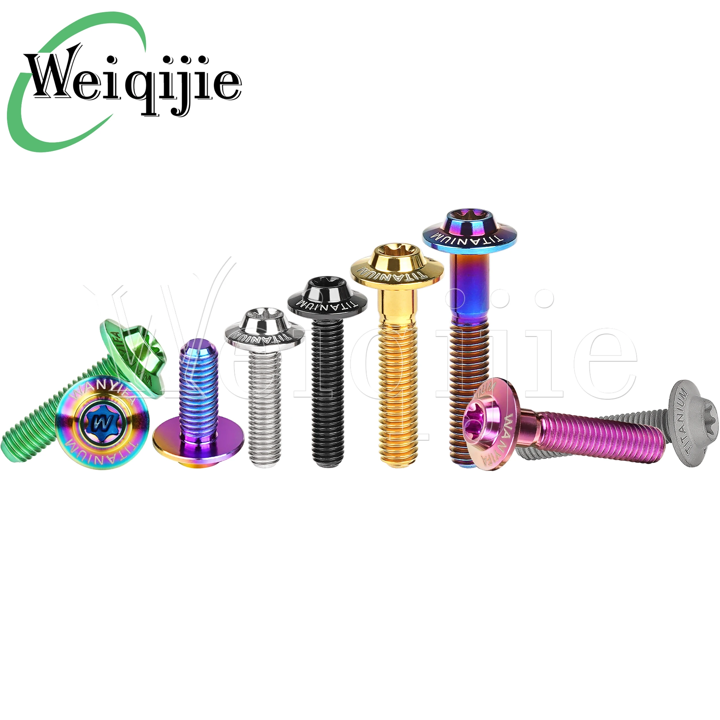 

Винты Weiqijie из титанового сплава M5x10~35 мм с внутренним шлицем типа «бабочка», 6 шт., практичный выбор в различных цветах