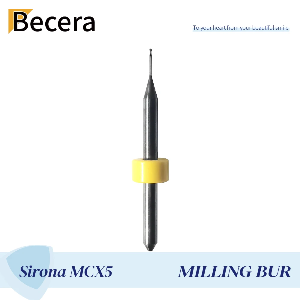 CAD CAM Milling Burs For Sirona  MCX5 Cerec Drills Shank 3 MM Size 0.5 /1.0 /2.5  For Zirconia PMMA Dental Lab Equipment