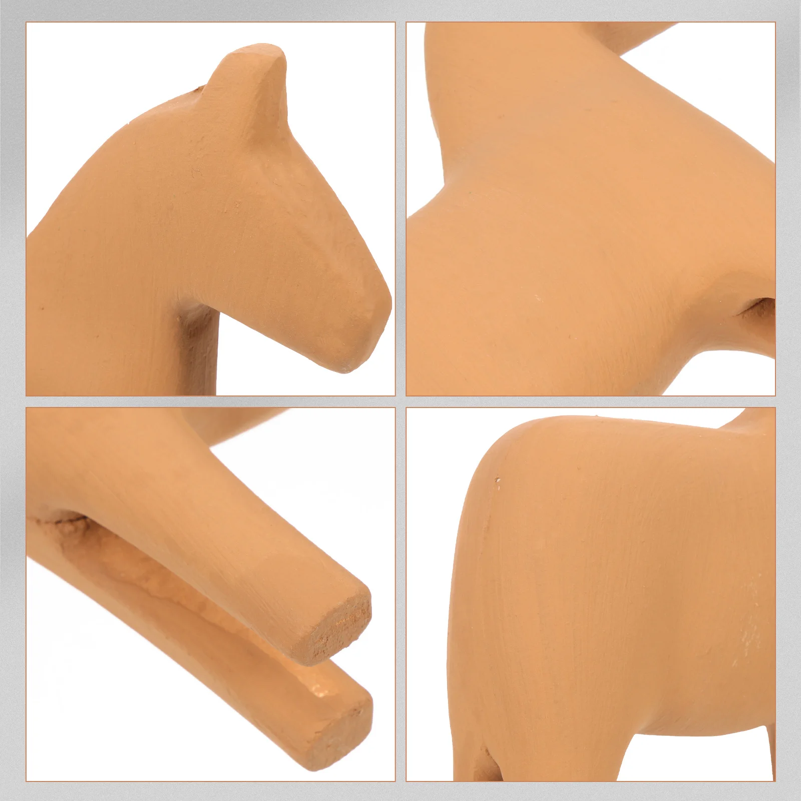 

Wooden Horse Ornament Premium Material Wear-Resistant Decorative Piece for Living Room Table Porch Layout Unique Home Wooden