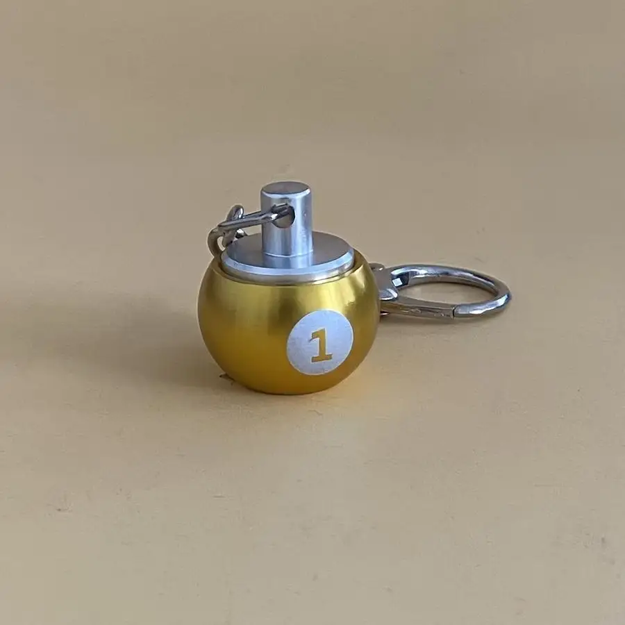 1/5/10/20/50/100pcs Mini Style Keychain Charm, Backpack Charm, Aluminum Alloy Metal Sealed Charm Small Box Funny Positive Mini I