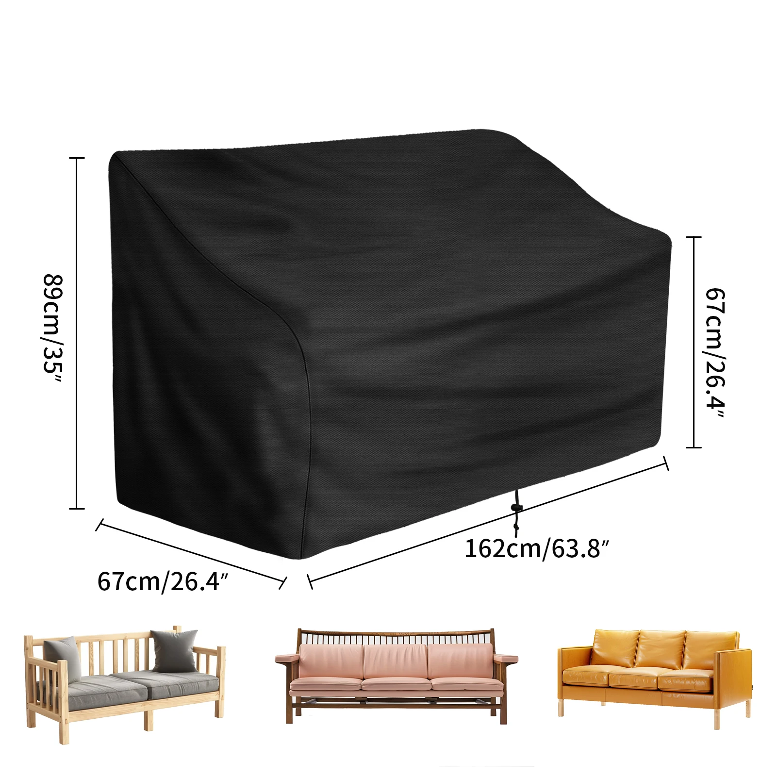 Multi-type Furniture Cover Outdoor Garden Patio Sofa Lounge Chair Oven Wood Rack Heater Waterproof Covers Rain Snow Protection