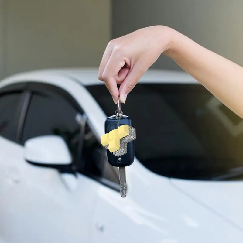 키보드 리모콘 장난감, 4 단추 샤프트 테스터, 편안한 단추 손가락 장난감, 키 체인, 감각 장난감, 남녀공용