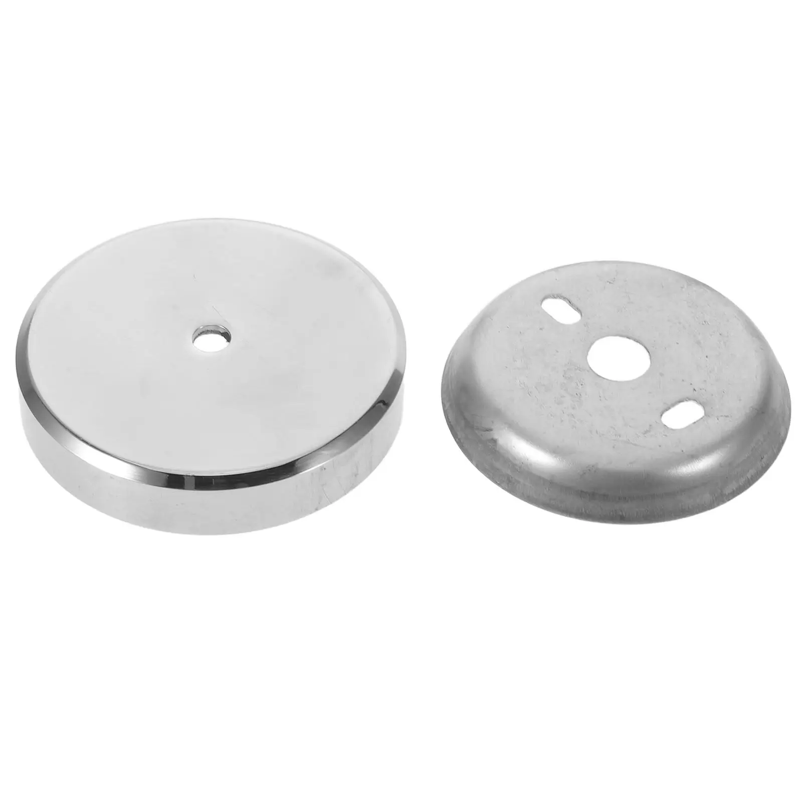

2Pcs Bathroom Towel Rack Base Parts Stainless Steel Mounting Bracket Repair Hardware Universal Flange Plate Anchor Replacement