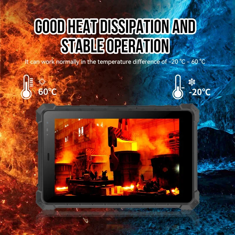 NEW CENAVA A80ST 8+128G 700Nits 10000Mah 8+16Mp 2D Scanner Fingerprint 8 Inch Ip68 Waterproof Industrial Rugged Android Tablet P