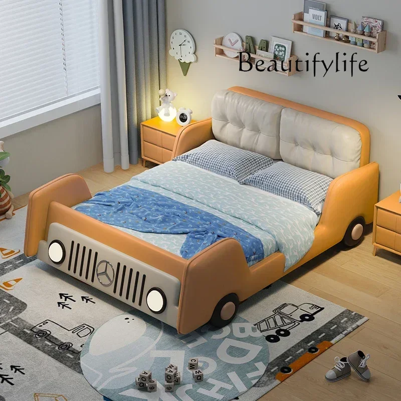 

SM Postmodern Luxury Modern Children Bed Loft Toddler Boys Baby Single Children Beds Space Saving Organizer Muebles Hotel Furnit