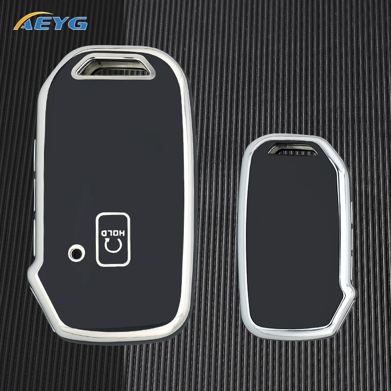 TPU Car Key Case Car Key Cover For Kia Telluride Telluride SX 2021 Sportage R 2022 K5 GT Line 2021 Seltos 2020 Auto Accessories