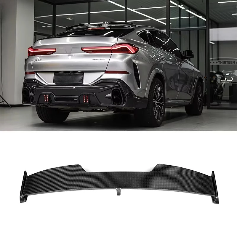 

LD Style Carbon Fiber Roof Spoiler for X6 G06 F96 Rear Top Wing 2020+