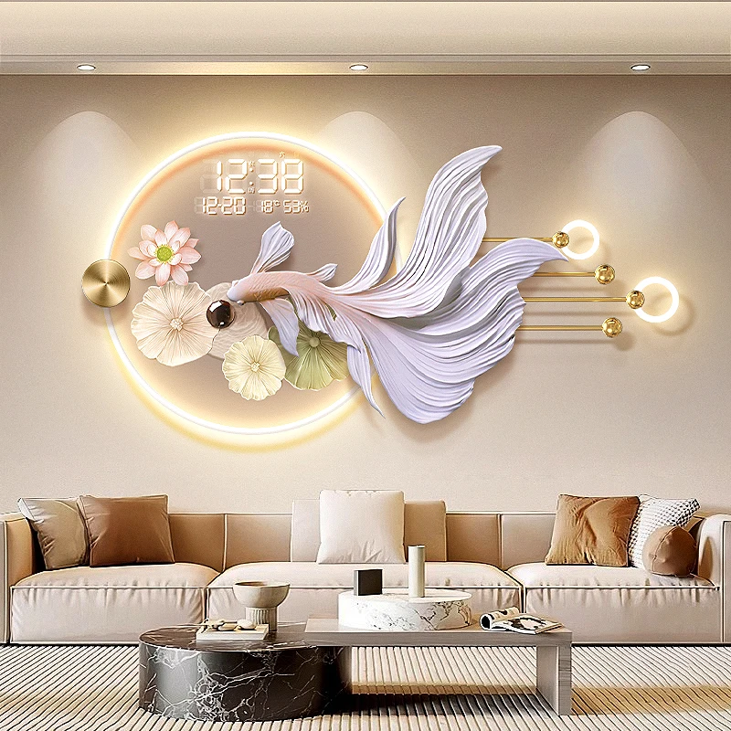 

Luxury Vintage Wall clock Unique Design Large Modern Wall clock Gothic Kawaii Digital Horloge Murale Salon Wall Decoration