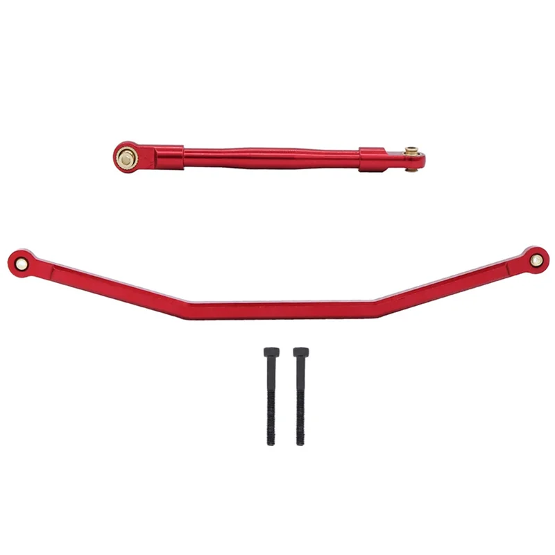 Metal Steering Rod Servo Link Rod for AXIAL RBX10 Ryft 1/10 RC Crawler Car Upgrade Parts Accessories,Red