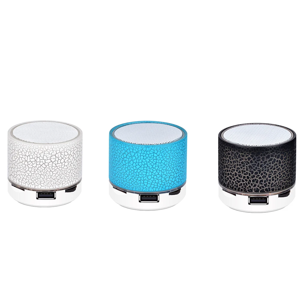 A9 Crack Pattern Speaker Mobile Bluetooth Portable Speakers Support Hands Free Call TF Card