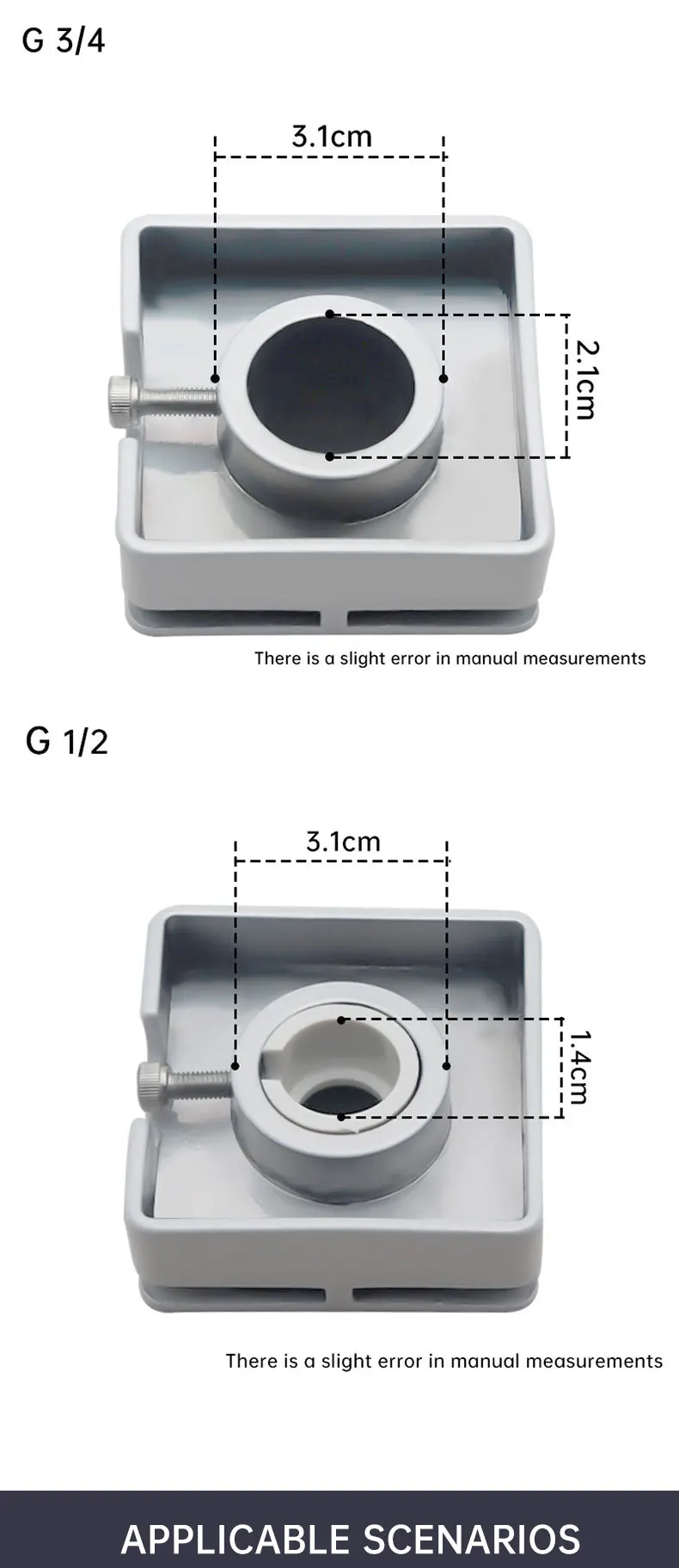 Dampf hause Sauna Düse Dampf Outlet Für Mini Bad Generator Zubehör Edelstahl G 1/2 G3/4 – Detail 5