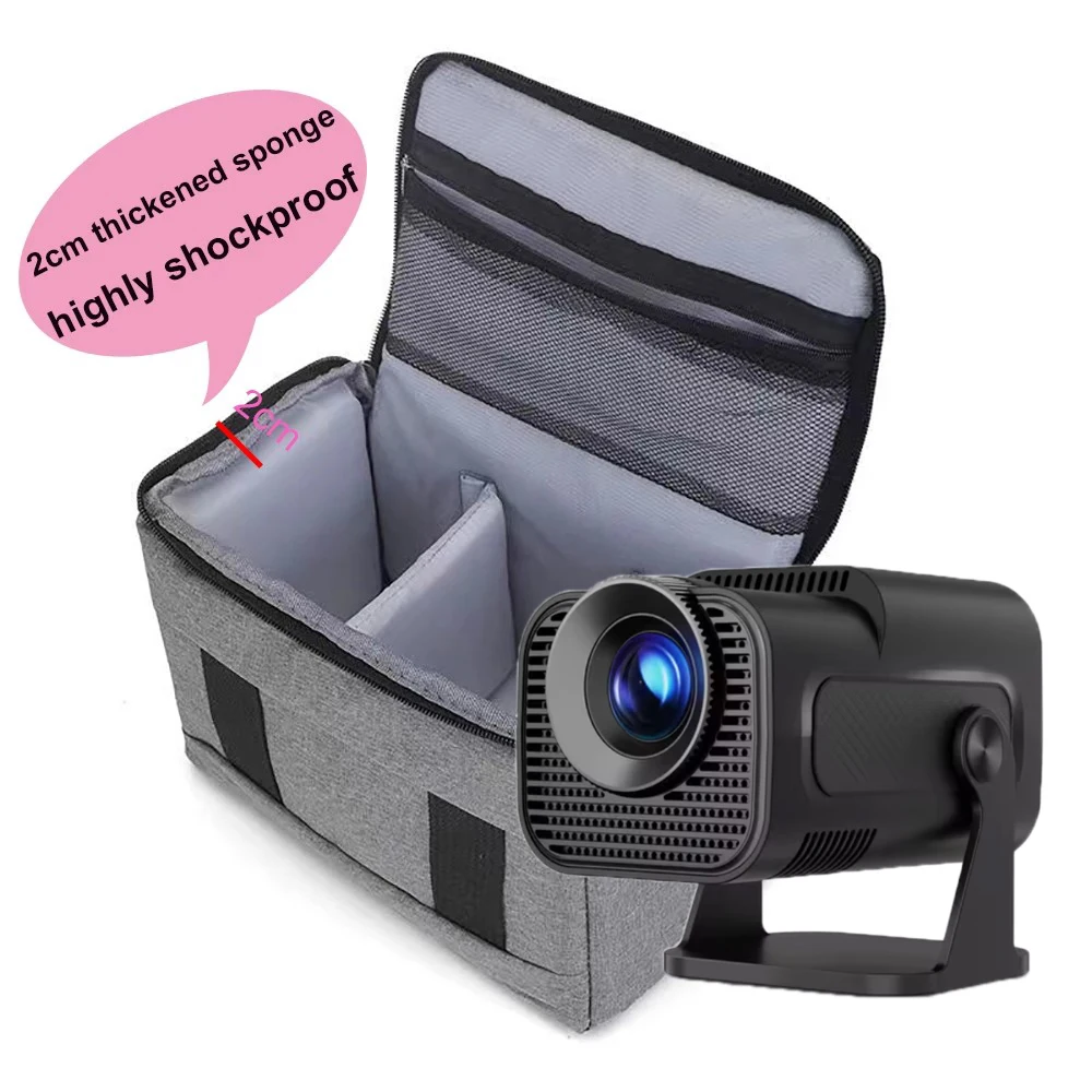 High quality HY300 HY320 Projector bag thickened sponge shockproof camera case,storage bag for mini Projector HY300pro HY320mini