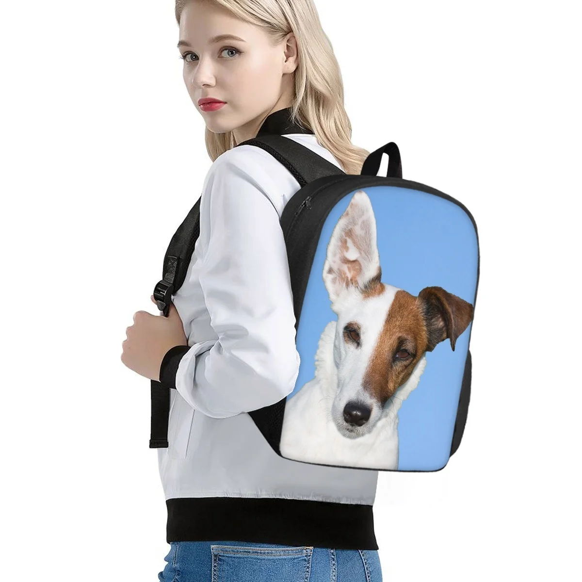 Cute Dog 3D Print School Bags For Girls Boys Kids Cartoon Backpack Bags zaini da viaggio per l'asilo nuovo regalo per la borsa del mese