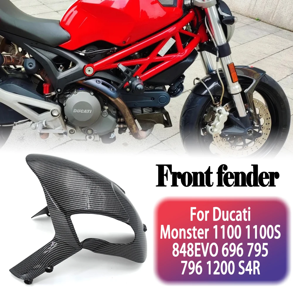 

For Ducati Monster 696 795 796 848EVO 1200 S4R 1100 1100S Front Wheel Hugger Fender Mudguard Splash Guard Fairing Cover