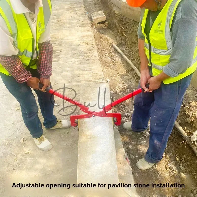 Curb stone clip Double lift Curb stone Hand