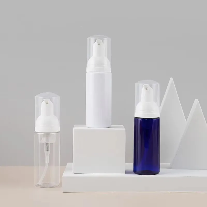 

300pcs Luxury 1oz/2oz Cosmetic Mousse Foam Pump Bottle 30ml 60ml Foam Pump Bottle Cosmetic Plastic Packaging