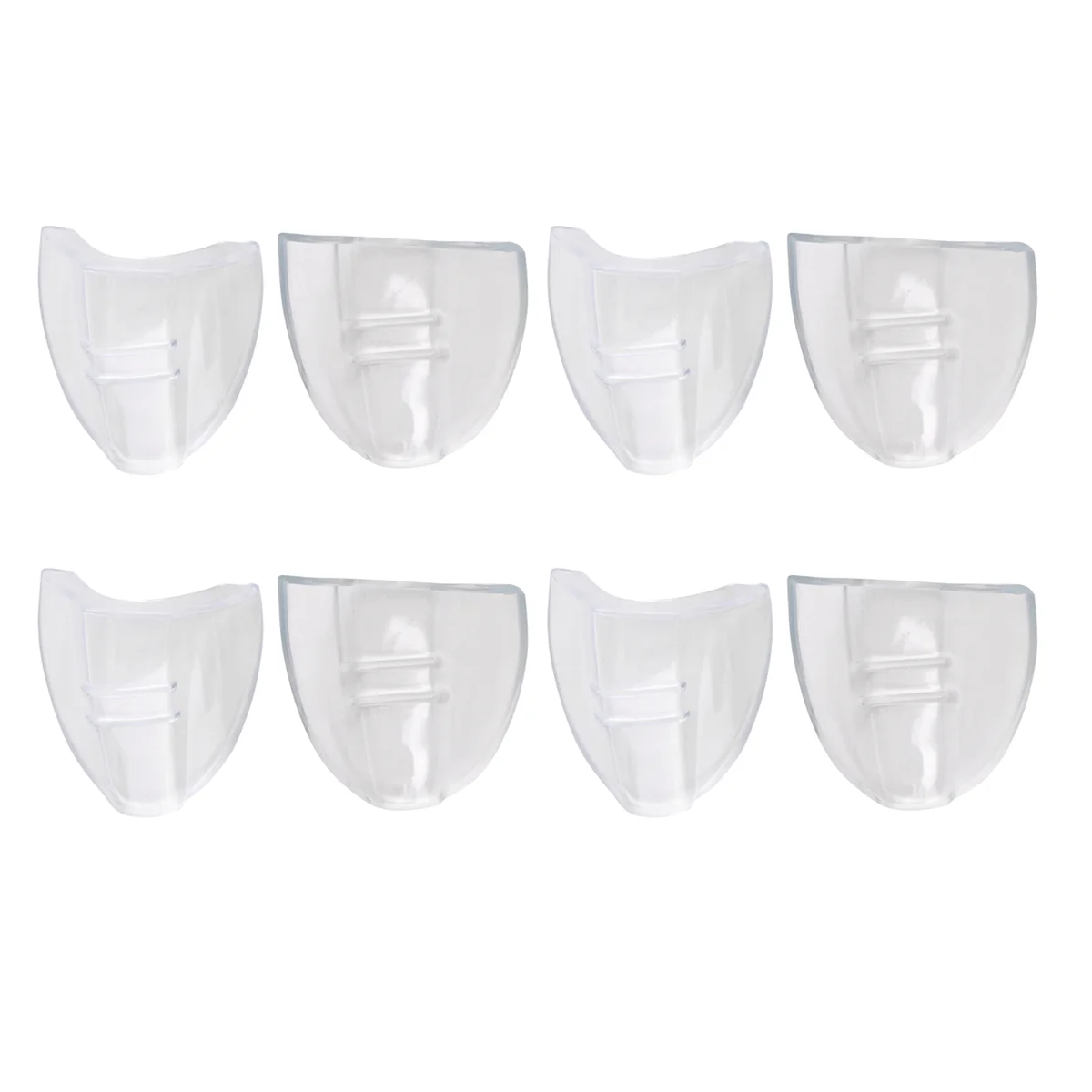 Eye Glasses Side 4 Pairs Eye Glasses Side Slip on Clear Side Shield for Safety Glasses