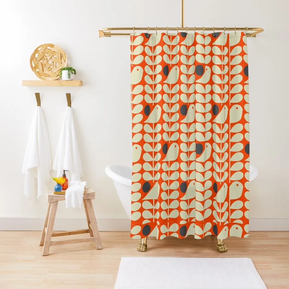 

orla kiely, Early Bird ,orla kiely pattern Shower Curtain Bathroom Fabric Shower Sets For Bathroom Curtain