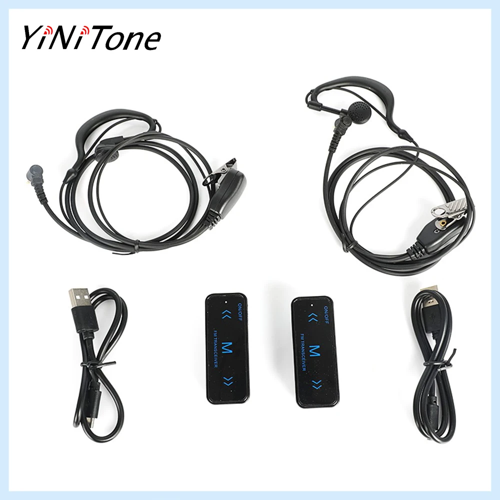 

VV-108 2-Pack Mini Walkie Talkies UHF 400-480MHz 16 Channel Portable Radios USB Charging & Accessories Included