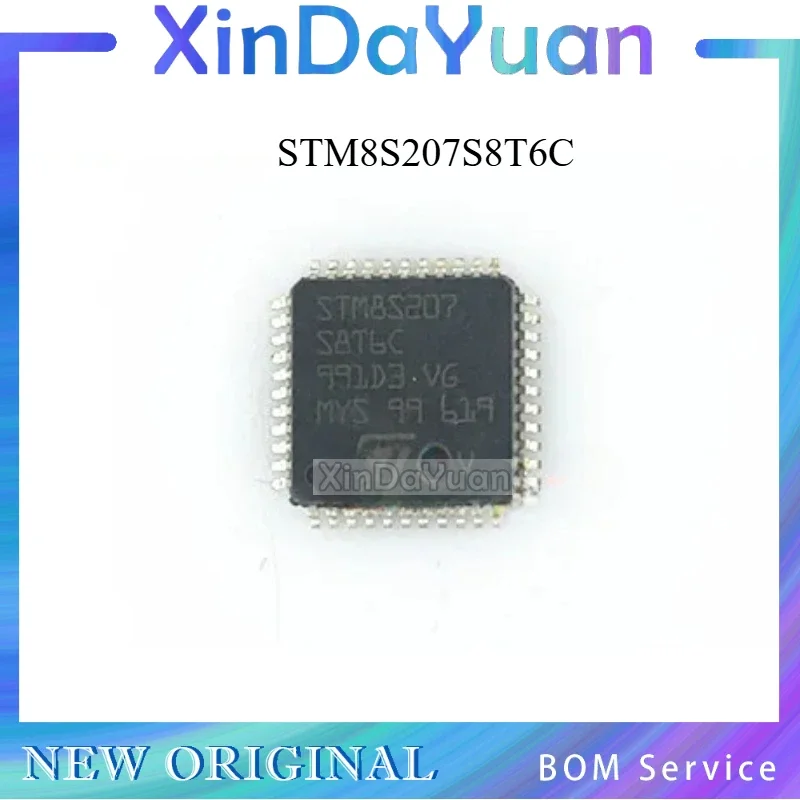 5 pcs STM8S207S8T6C STM8S207S8T6CL  QFP-44