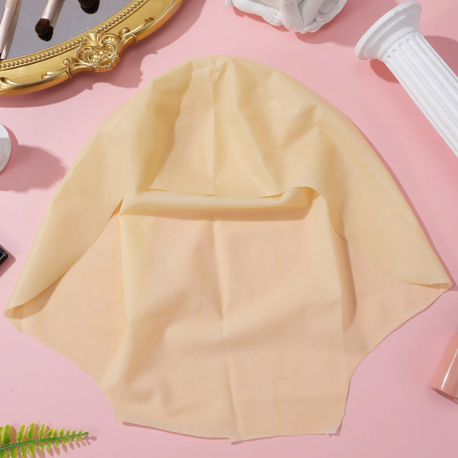 غطاء رأس رجل أصلع واقعي للبالغين، زي الهالوين، قناع وجه أصلع كامل الرأس، ملحق لعب الأدوار #6