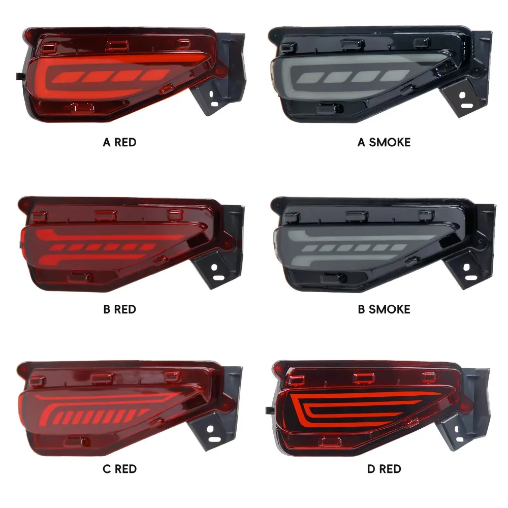 for Toyota Fortuner 2020-2021 New Design Car Rear Bumper Lamp Reflector Turn Signal Lamp Red-Light Driving Brake Light Accessory detail image 2