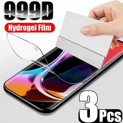 3PCS Hydrogel Film For Xiaomi Mi 9 8 9T Pro SE 6 6X Mi A3 A2 Lite Screen Protector For Xiaomi Mi Max 2 3 Mix 2 2S 3 Film Full