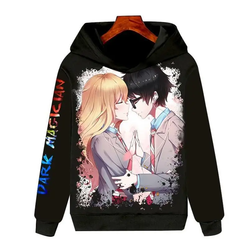 

Новая толстовка Your Lie in April (April Is Your Lie) с длинным рукавом, теплая, модная, спортивная, молодежный дизайн