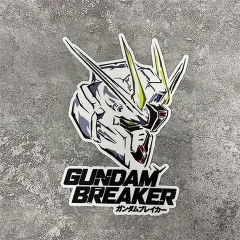 반사 건담 Zagu 스티커 전기 자동차 스티커 방수 수정 된 바디 스티커 자동차 애니메이션 오토바이 장식