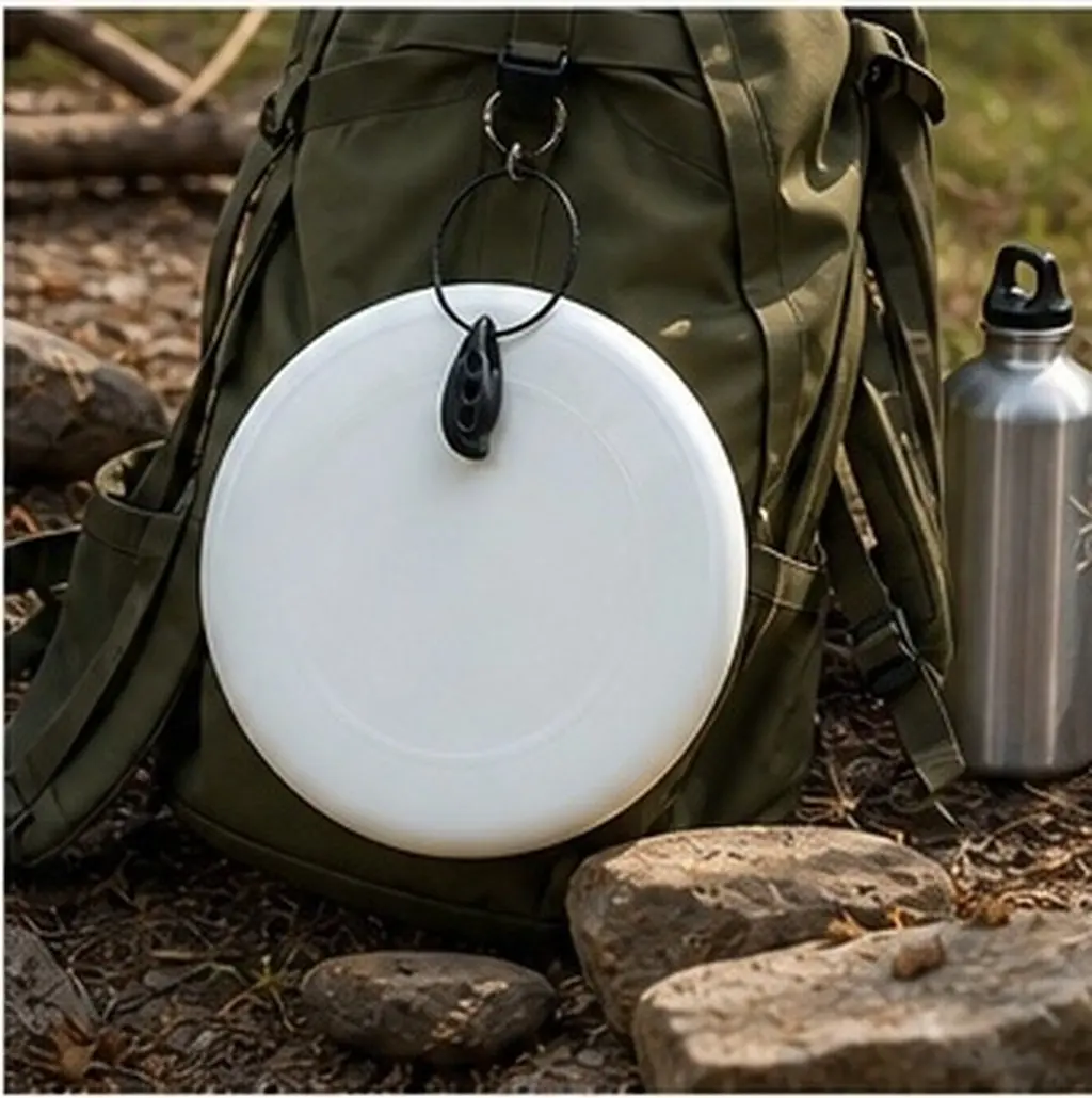 5Pcs Extreme Flying Disc Clips Portable Outdoor Disc Carrier Lightweight Strong Buckle for Hiking Camping Sports