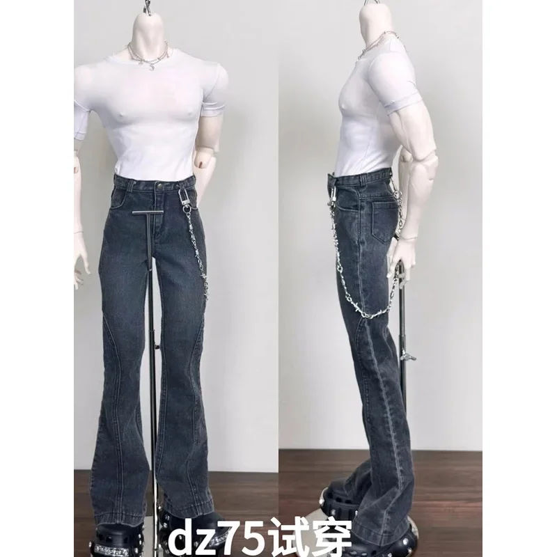 Los ropa de muñeca bjd son adecuados para accesorios de muñeca jeans ligeramente acampanados de tamaño 1/4 68 tío id75