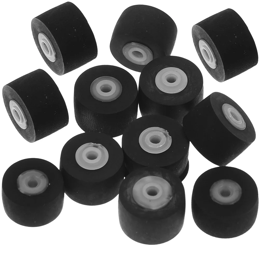 12 Pcs Bearing Wheel Recorder Pinch Roller for Video Machine Pressure Audio Pulley Plastic Tape Stereo Player DVD Drive Car