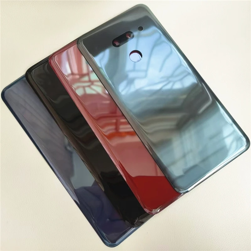 

Стеклянная задняя крышка батарейного отсека для LG G8 ThinQ G820N G820QM G820V G820UM, задняя крышка корпуса с клейкими запасными частями