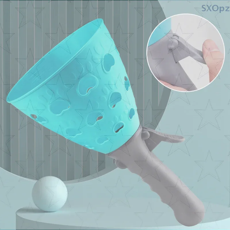 Interaktywny zestaw gier rodzinnych: elastyczna zabawka katapulta dla chłopców i dziewcząt; edukacyjna gra logiczna, zabawka do rzucania piłką dla dzieci.