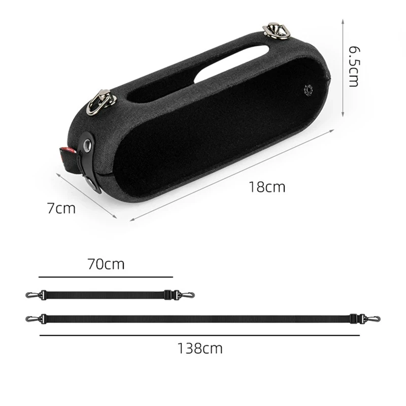 Suitable For Tribit Xsound Go Speaker EVA Protective Cover Fun Double Shoulder Strap Crossbody Speaker Shell