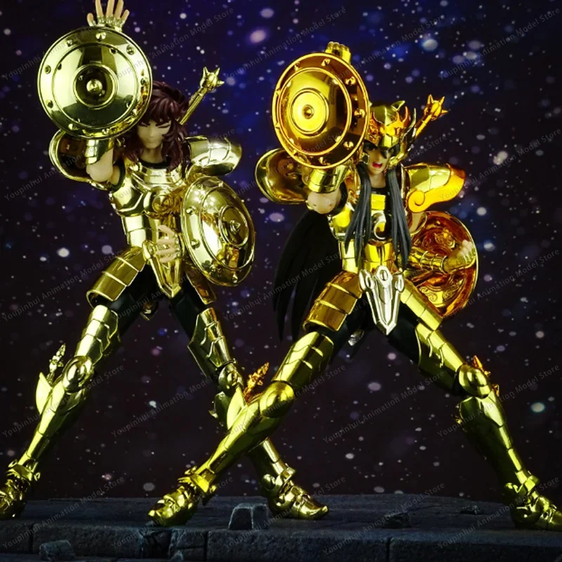 CS Model Saint Seiya Myth Cloth EX Libra Docko/Dohko With Dragon Shiryu Head Gold Knights of the Zodiac Action Figure In Stock