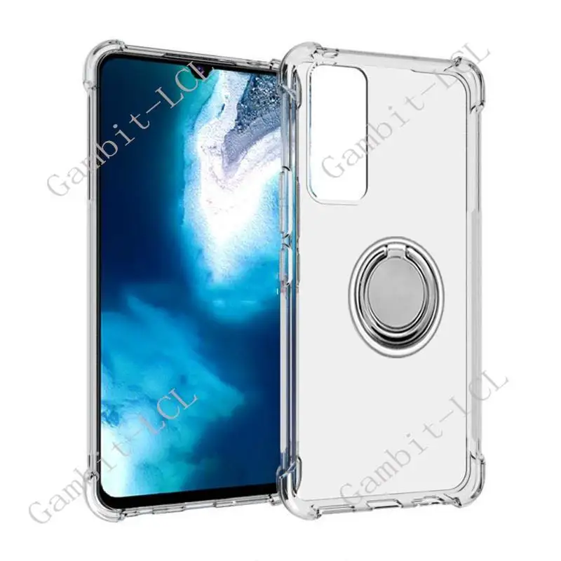 For Vivo V20 SE Y70 V20SE V2022, V2023 2020 Back Ring Holder Bracket Phone Case Soft Silicone TPU Original Shockproof